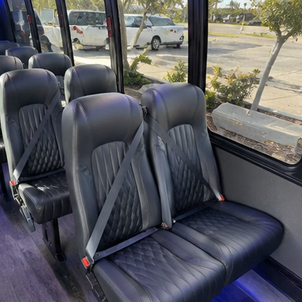 newport news 30 passenger minibus inside