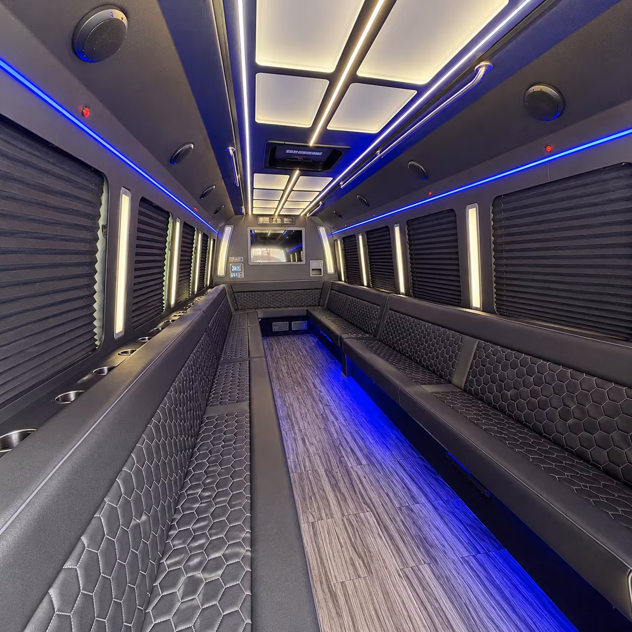 newport news party bus inside