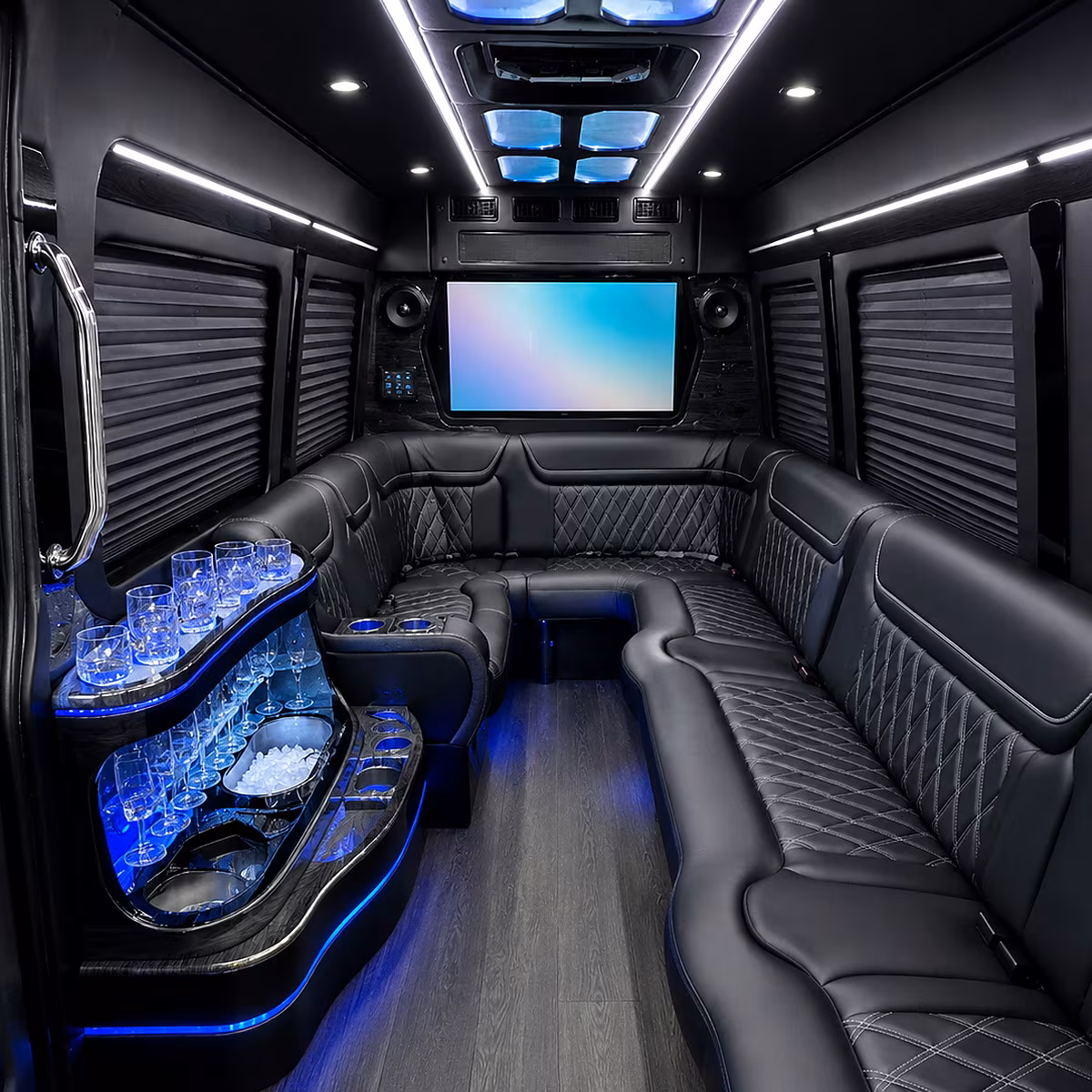 newport news party bus rentals inside