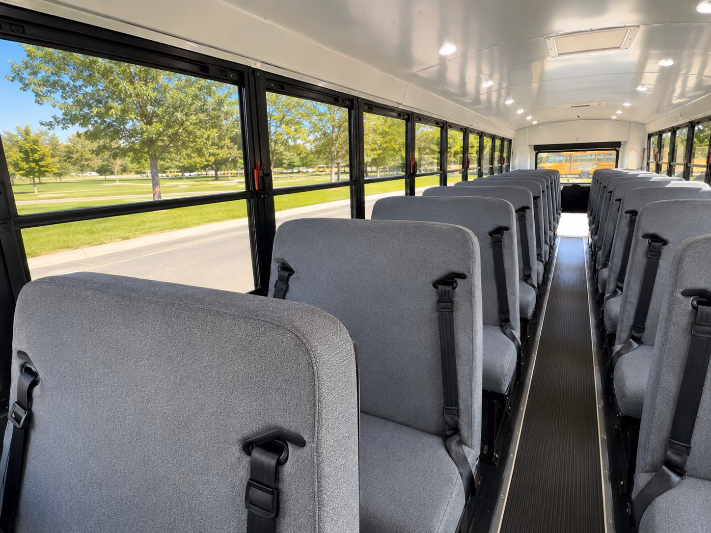 newport news school bus interior