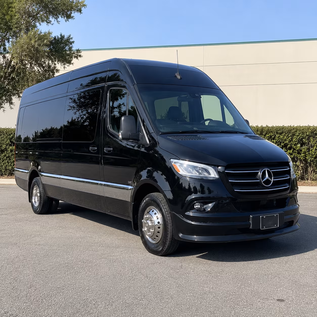 newport news sprinter van with driver