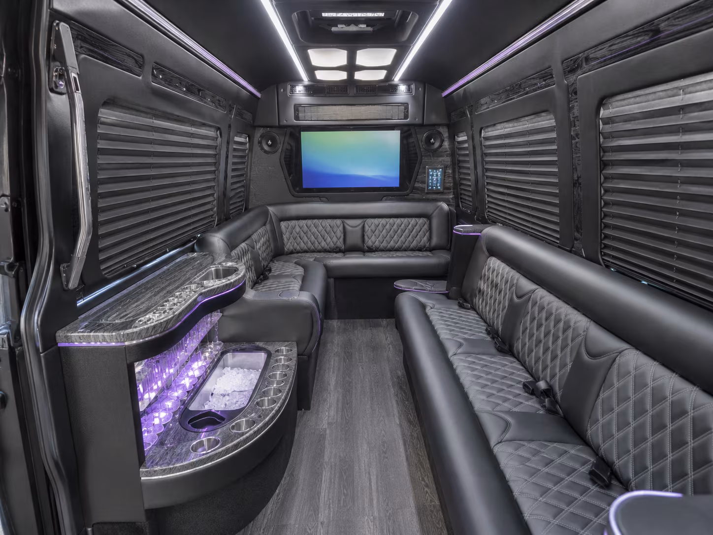 newport news wedding transportation onboard seating